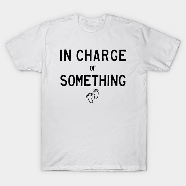 The Office Creed Bratton In Charge of Something Black T-Shirt by felixbunny